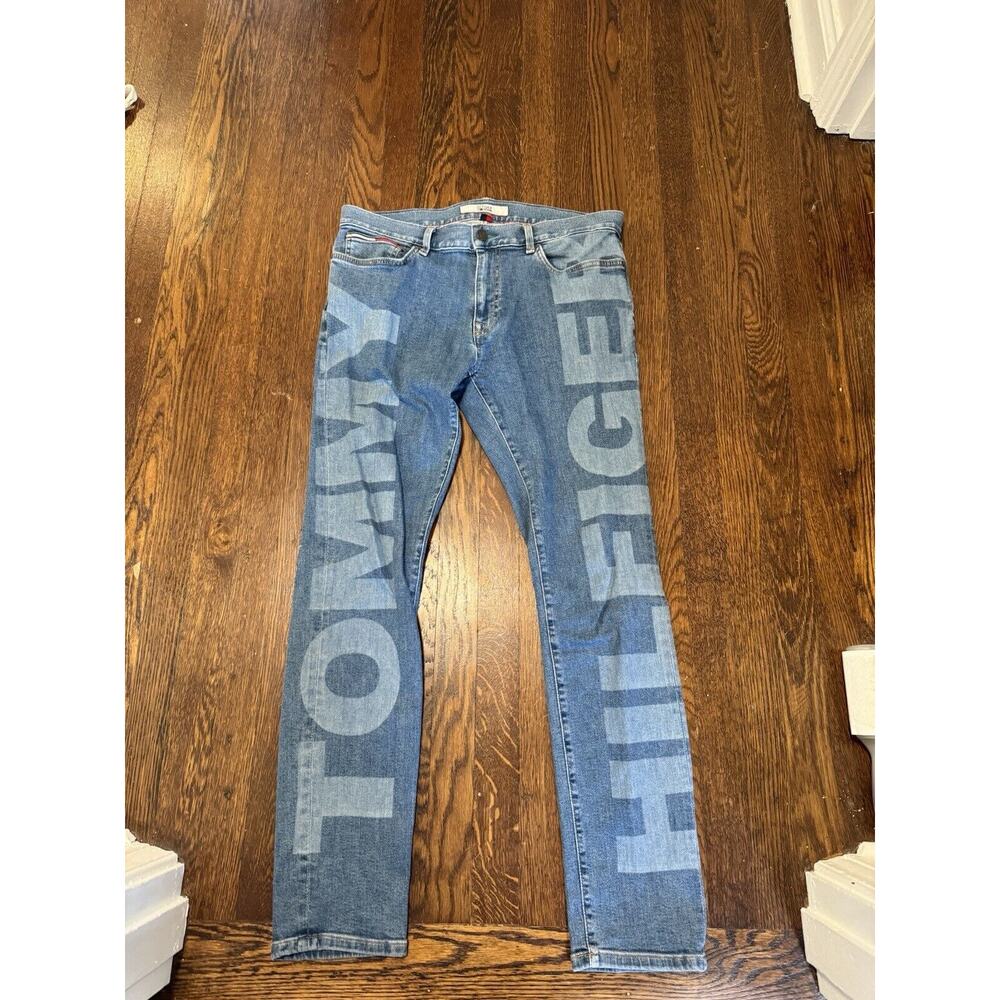 Mens Tommy Hilfiger Jeans 33x32 Slim Tapered
